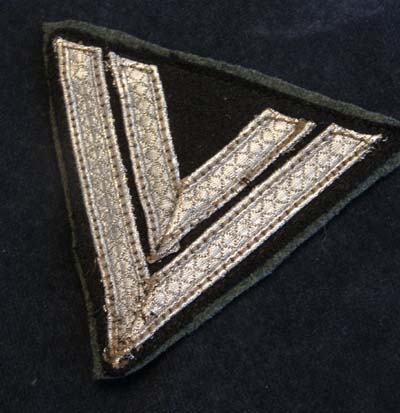 Waffen-SS Sleeve Chevron. Rottenführer.