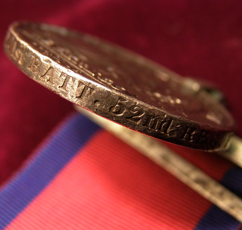 Waterloo Medal | 52nd Regiment of Foot.  