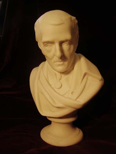 Duke of Wellington Parian ware porcelain bust circa 1840