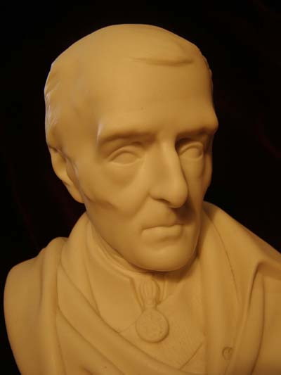 Duke of Wellington Parian ware porcelain bust circa 1840