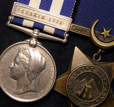 Egypt Medal & Star. 1/ Shropshire Light Infantry.