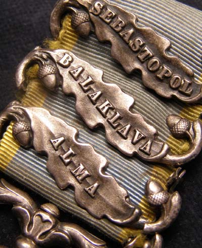 Crimea Medal | 3 Clasps | Black Watch. 