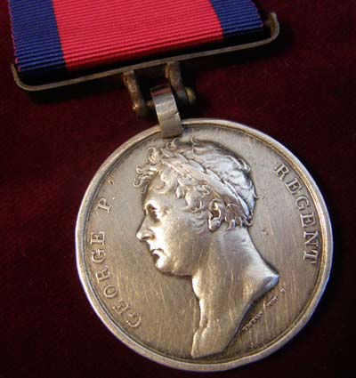 Waterloo Medal. 16th Queens Light Dragoons. 