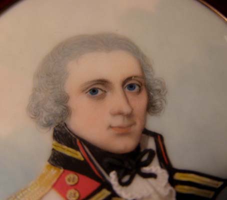 1804 Military Portrait Miniature. Officer  58th Regt.Foot By Frederick Buck