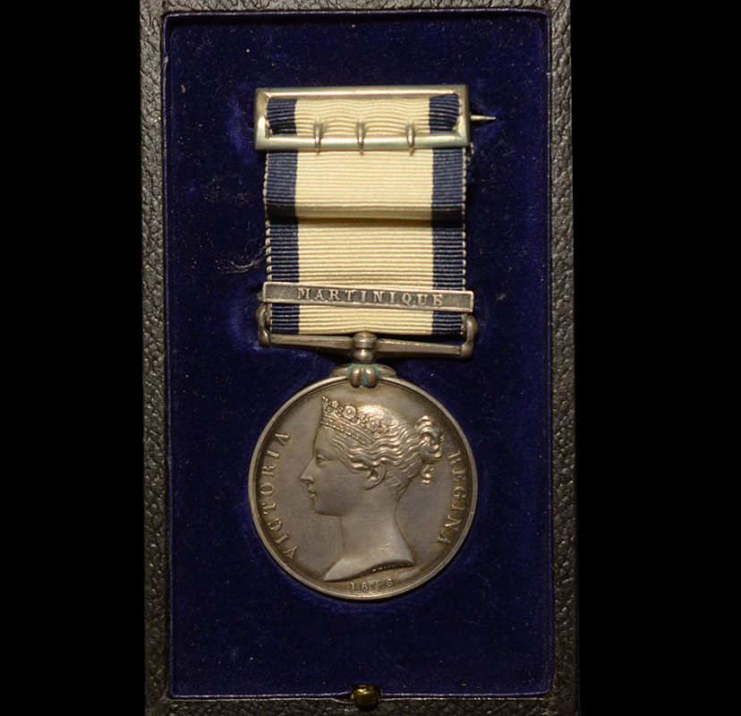 Naval General Service Medal | Martinique | Flagship HMS Neptune Interest