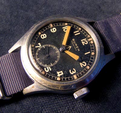 'Dirty Dozen' British Army Watch By Buren. Commando Hands.