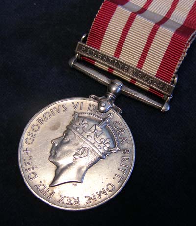 Naval General Service Medal 1915 to 1962 with Palestine 1945-48 clasp ...