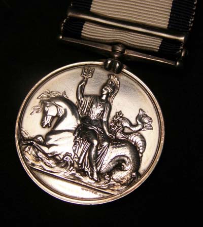 Naval General Service Medal. HMS Temeraire. Trafalgar Clasp.