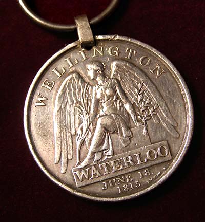 Waterloo Medal. Royal Welsh Fusiliers. 23rd Regiment of Foot. 