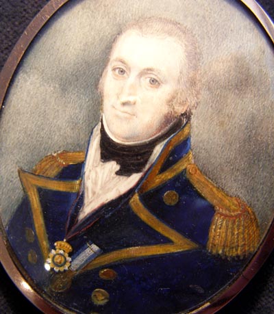 Portrait Miniature | Admiral Benjamin Hallowell-Carew GCB| Hinton Gibbs.