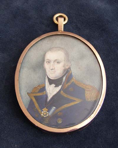 Portrait Miniature | Admiral Benjamin Hallowell-Carew GCB| Hinton Gibbs.