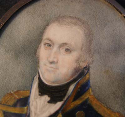 Portrait Miniature | Admiral Benjamin Hallowell-Carew GCB| Hinton Gibbs.