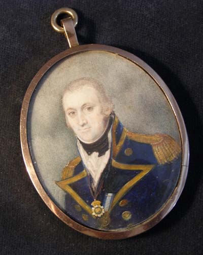 Portrait Miniature | Admiral Benjamin Hallowell-Carew GCB| Hinton Gibbs.