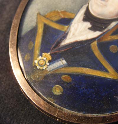 Portrait Miniature | Admiral Benjamin Hallowell-Carew GCB| Hinton Gibbs.