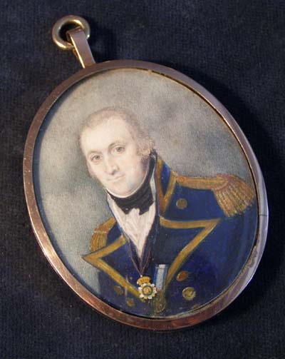 Portrait Miniature | Admiral Benjamin Hallowell-Carew GCB| Hinton Gibbs.