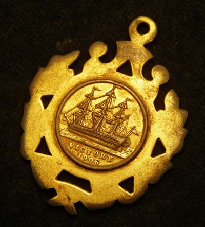 HMS Victory Souvenir Pendant From Ships Copper - Nelson Centenary