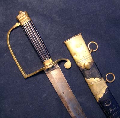 Napoleonic Royal Navy / Merchant Officer Sword - Circa: 1786