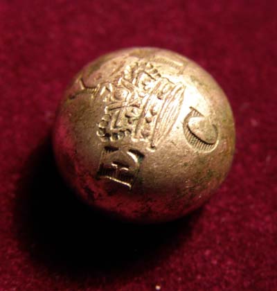 Napoleonic Button. East Lothian Yeomanry Cavalry.