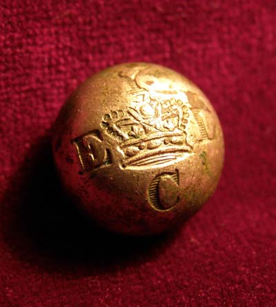 Napoleonic Button. East Lothian Yeomanry Cavalry.