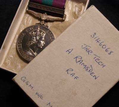 RAF Medal | Malaya Clasp | Boxed 