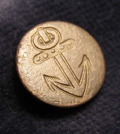 Napoleonic Royal Navy Cuff Button Rank of Officer - 1793
