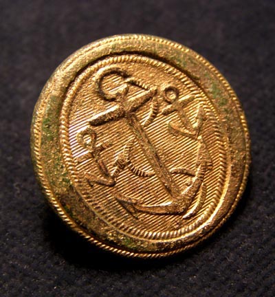 Napoleonic Royal Navy Button Rank of Master - 1812