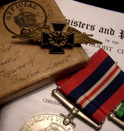 RAF Chaplain's Medals | Boxed  + Insignia