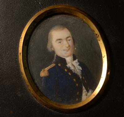 Naval Portrait Miniature | Naval Engineer | Lord Dundonald | Circa: 1810. 