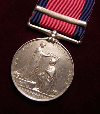 Military General Service Medal. Salamanca & Pyrenees Clasps - Wounded - 32nd Foot