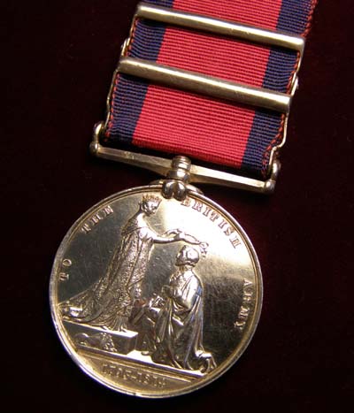 Military General Service Medal. Five Clasps. Royal Artillery.