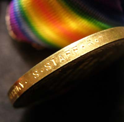 WWI Medal Trio. 1914. South Staffordshire Regiment.