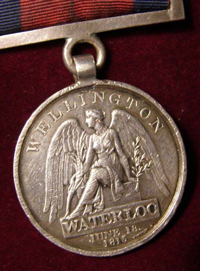 Waterloo Medal. Royal Waggon Train. 