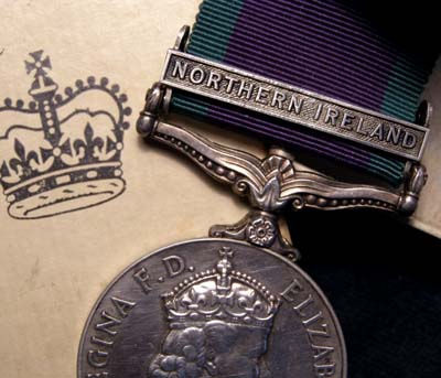 General Service Medal | Northern Ireland | POW | Boxed