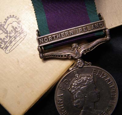 General Service Medal | Northern Ireland | POW | Boxed