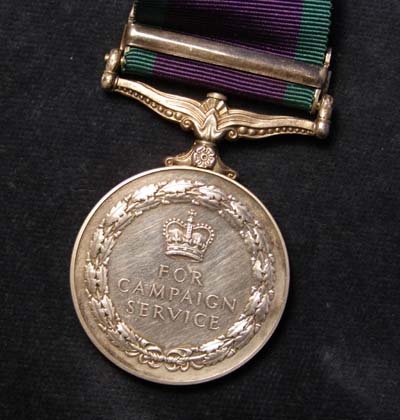 General Service Medal | Northern Ireland | POW | Boxed