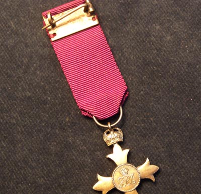 CBE Miniature Medal. 1st Type. 1917-1936.