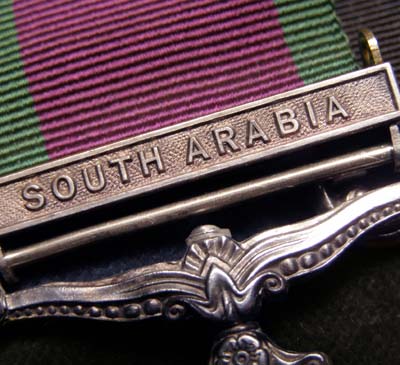 RAF LSGC Medal | GSM South Arabia Clasp