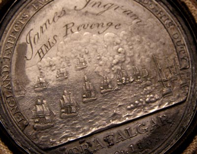 Boulton's Trafalgar Medal. HMS Revenge.