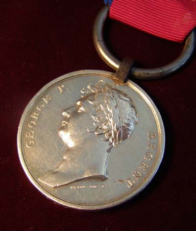 Waterloo Medal. Charge of The Union Brigade.  6th Inniskilling Dragoons. 