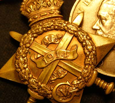 WWI Medal Trio. Officer. Founder Member Intelligence Corps. 1914.