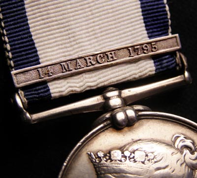 Naval General Service Medal |14 March 1795 Clasp 