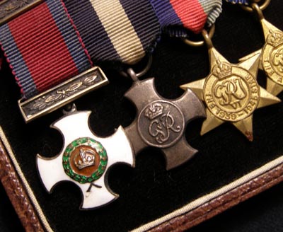 DSO/ DSC Miniature Medal Group. Cased. 