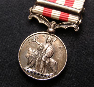 Indian Mutiny Miniature Medal. Delhi Clasp.