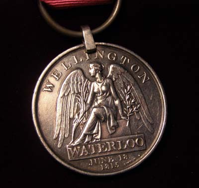 Waterloo Medal. Charge of The Union Brigade.  6th Inniskilling Dragoons. 
