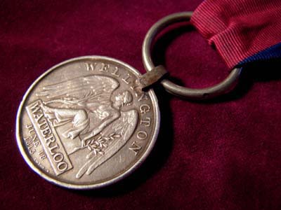 Waterloo Medal. 1st Batt. 71st regiment of Foot.