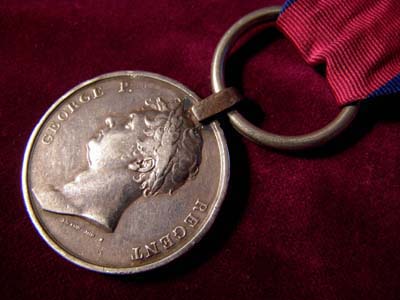 Waterloo Medal. 1st Batt. 71st regiment of Foot.