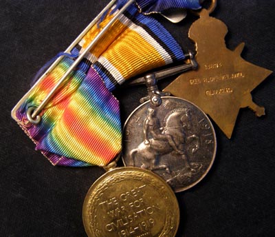 WWI 'Somme' 1914-15 Star Medal Trio. Gloucestershire Regt. K.I.A. 