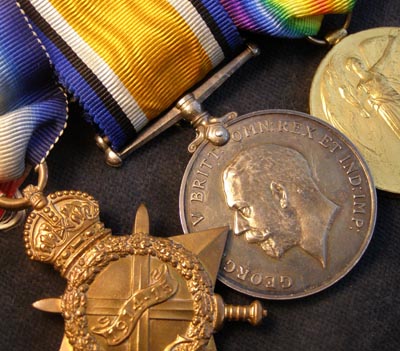WWI 'Somme' 1914-15 Star Medal Trio. Bedfordshire Regt. K.I.A. 27.7.1916.