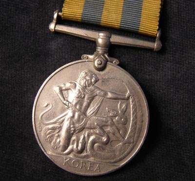 Korea Medal | Royal Northumberland Fusiliers |1st Btn |  K.I.A