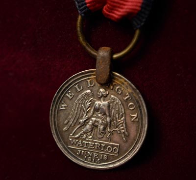 Waterloo Medal Miniature. 